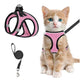 📢📢40% OFF !! ⏰Reflective Mesh Harness and Leash Set for Cats & Small Dogs