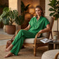 📢📢40% OFF !! ⏰Women's 2-Piece Set – Solid Color, Casual, Comfortable, Versatile ✨