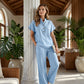 📢📢40% OFF !! ⏰Women's Casual Solid Color Two-Piece Set