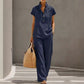 📢📢40% OFF !! ⏰Women's Casual Solid Color Two-Piece Set