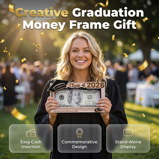📢📢30% OFF !! ⏰Creative Graduation Money Frame Gift