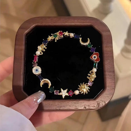 📢📢50% OFF !! ⏰Whimsical Celestial Charm Bracelet