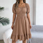 🔥 Hot sale 40% OFF🔥Summer Casual Ruffle Hem Midi Dress