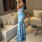 📢📢30% OFF !! ⏰Women's Sexy Printed Cut-Out Dress