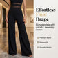 📢📢40% OFF !! ⏰One-Shoulder Mesh Panel Wide-Leg Jumpsuit