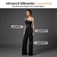 📢📢40% OFF !! ⏰One-Shoulder Mesh Panel Wide-Leg Jumpsuit