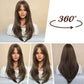 📢📢40% OFF !! ⏰Nice gift*Wig long hair Layered bangs wigs