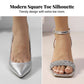 📢📢35% OFF !! ⏰Rhinestone Ankle Strap Sandals with Sculptural Heel