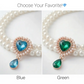 📢📢50% OFF !! ⏰Pet Pearl Necklace with Heart Gem Pendant