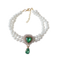 📢📢50% OFF !! ⏰Pet Pearl Necklace with Heart Gem Pendant