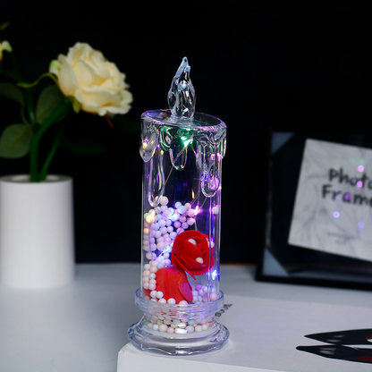 📢📢50% OFF !! ⏰LED Rose Flower Light Candle