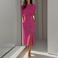 📢📢50% OFF !! ⏰Women's Elegant Split Midi Dress
