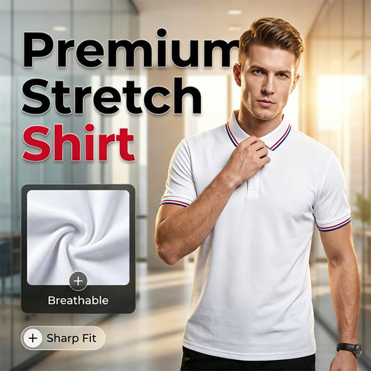 📢📢50% OFF !! ⏰Men's Classic Fit Short-Sleeve Collared Shirt