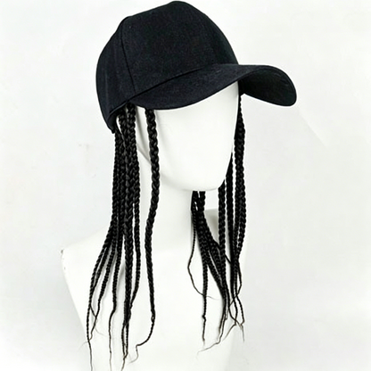 📢📢30% OFF !! ⏰Baseball Cap with Attached Braids