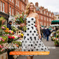 📢📢40% OFF !! ⏰Elegant Strapless Polka Dot Tiered Dress