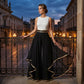 📢📢30% OFF !! ⏰Elegant Flowy Wide-Leg Pants with Gold Trim