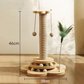 📢📢40% OFF !! ⏰Multifunctional Cat Activity Center with Scratcher and Toys