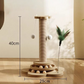 📢📢40% OFF !! ⏰Multifunctional Cat Activity Center with Scratcher and Toys