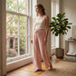 📢📢50% OFF !! ⏰Women's Striped Drawstring Wide-Leg Pants