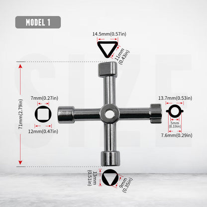 📢📢50% OFF !! ⏰Multi-Functional Utilities Key Wrench