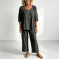 📢📢50% OFF !! ⏰Women's Casual 2-Piece Set with Eyelet Details