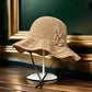📢📢50% OFF !! ⏰Women's Crochet Bucket Hat with Flower Accent