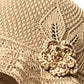 📢📢50% OFF !! ⏰Women's Crochet Bucket Hat with Flower Accent