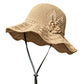 📢📢50% OFF !! ⏰Women's Crochet Bucket Hat with Flower Accent