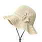 📢📢50% OFF !! ⏰Women's Crochet Bucket Hat with Flower Accent