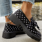 📢📢40% OFF !! ⏰Women's Polka Dot Bow Platform Loafers