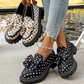 📢📢40% OFF !! ⏰Women's Polka Dot Bow Platform Loafers