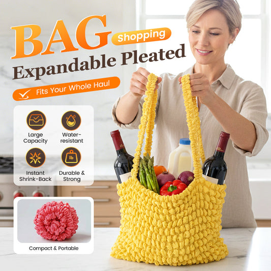 📢📢50% OFF !! ⏰Expandable Pleated Shopping Bag
