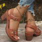 📢📢50% OFF !! ⏰Women's Chunky Heel Sandals
