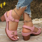 📢📢50% OFF !! ⏰Women's Chunky Heel Sandals