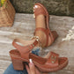 📢📢50% OFF !! ⏰Women's Chunky Heel Sandals