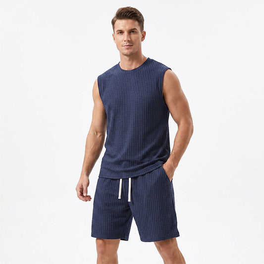 📢📢40% OFF !! ⏰Men's Casual Sportswear Tank Top & Shorts Set