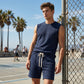 📢📢40% OFF !! ⏰Men's Casual Sportswear Tank Top & Shorts Set