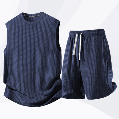 📢📢40% OFF !! ⏰Men's Casual Sportswear Tank Top & Shorts Set