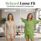 📢📢50% OFF !! ⏰Women's Summer Relaxed Fit Top and Shorts Set