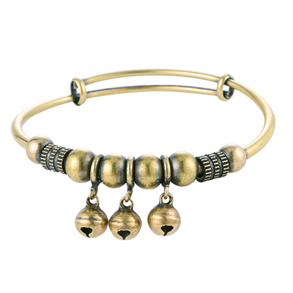 📢📢50% OFF !! ⏰Push-Pull Adjustable Bell Bangle