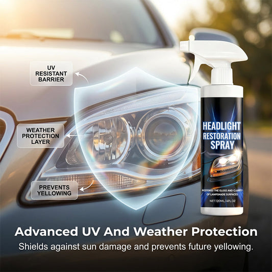 🔥Buy 1 Get 1 Free！🔥Professional Headlight Restoration Spray Kit