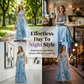 📢📢50% OFF !! ⏰Elegant V-Neck Tulip Print Maxi Dress