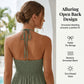 📢📢50% OFF !! ⏰Women's Halter Neck Backless Tiered Maxi Dress