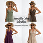 📢📢50% OFF !! ⏰Women's Halter Neck Backless Tiered Maxi Dress