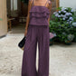 📢📢40% OFF !! ⏰Breathable Ruffle Cami & Pants Co-ord Set