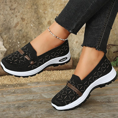 📢📢50% OFF !! ⏰Women's Breathable Mesh Slip-On Flat Shoes