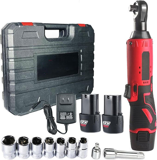 📢📢35% OFF !! ⏰🔒 Wireless Electric Ratchet Wrench Set