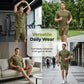 📢📢35% OFF !! ⏰Men's Waffle Knit T-Shirt & Shorts Set