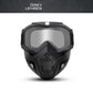 📢📢50% OFF !! ⏰Unisex Motorcycle Goggles with Detachable Face Mask