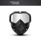 📢📢50% OFF !! ⏰Unisex Motorcycle Goggles with Detachable Face Mask